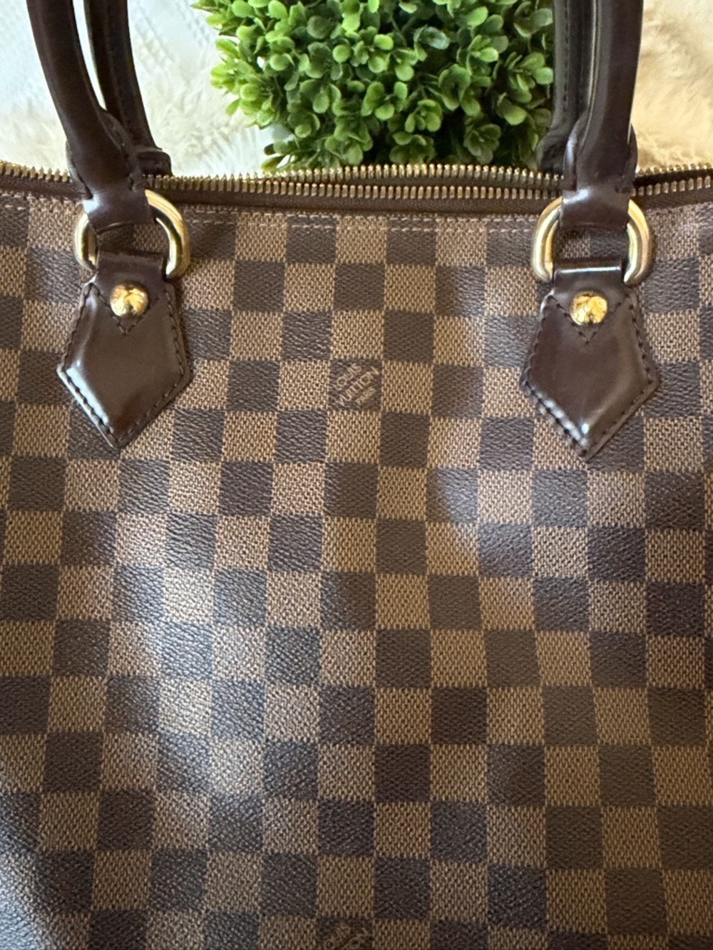 Louis Vuitton saleya tote bag damier ebene - Picture 5 of 16